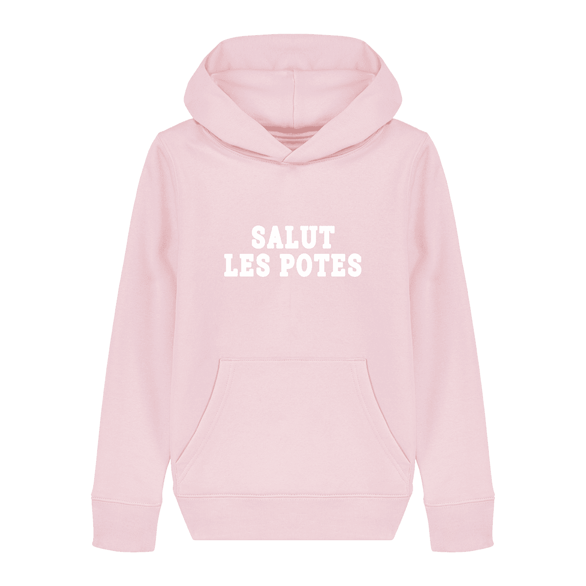 Pull à capuche enfant - "SALUT LES POTES"