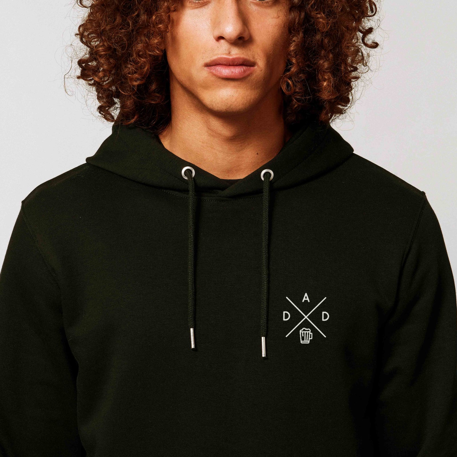 Pull à capuche imprimé - "DAD"