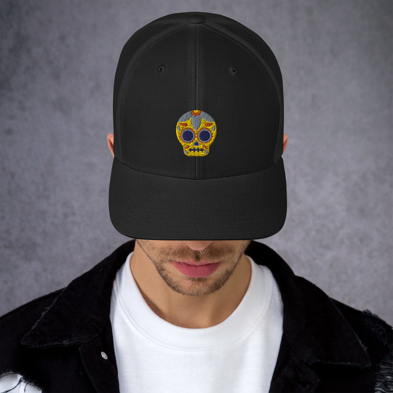 Casquette Trucker - Tête de mort mexicaine