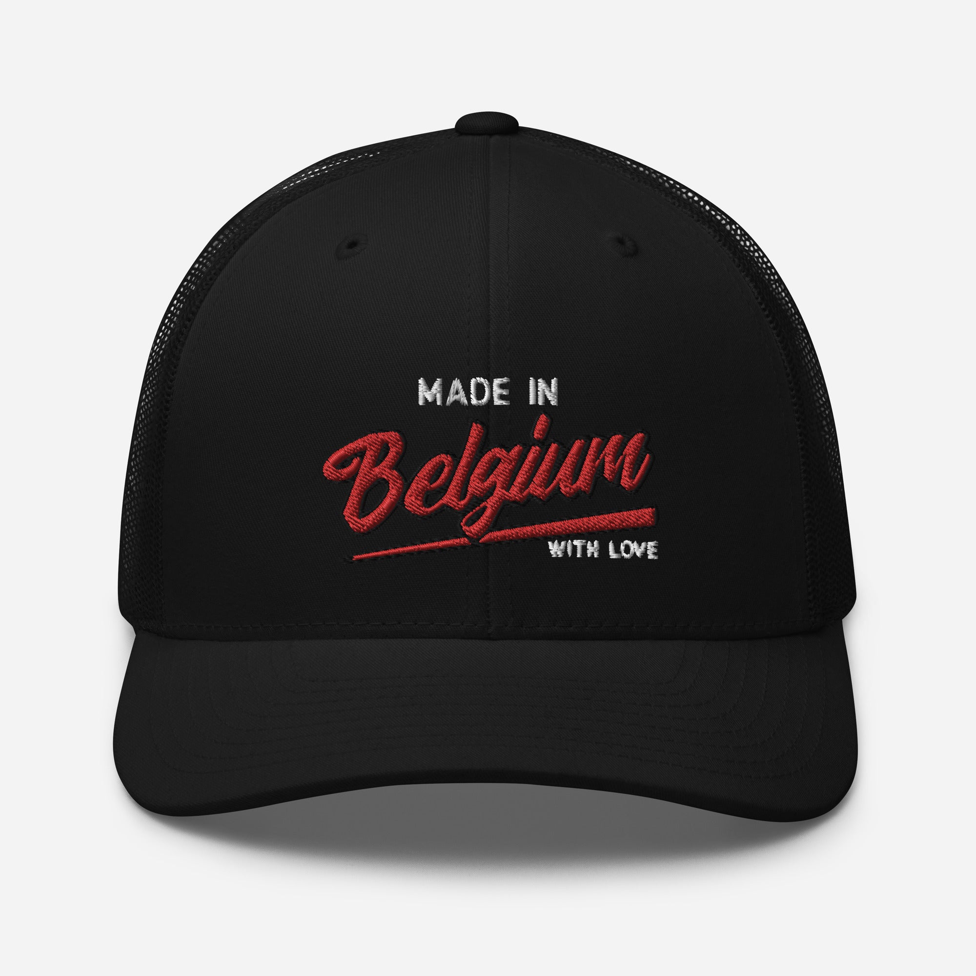 Casquette Trucker brodée - "Made in Belgium with love"