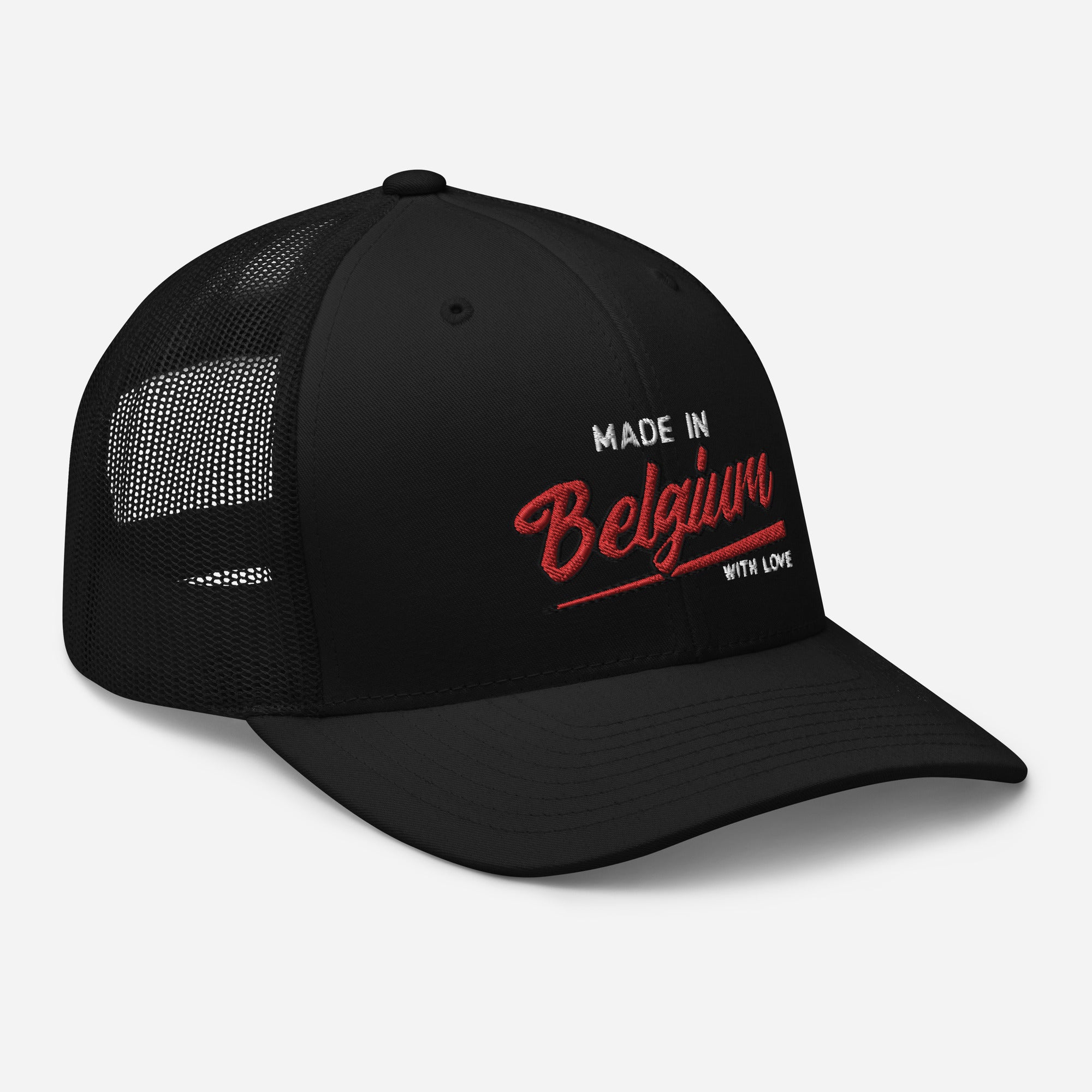 Casquette Trucker brodée - "Made in Belgium with love"