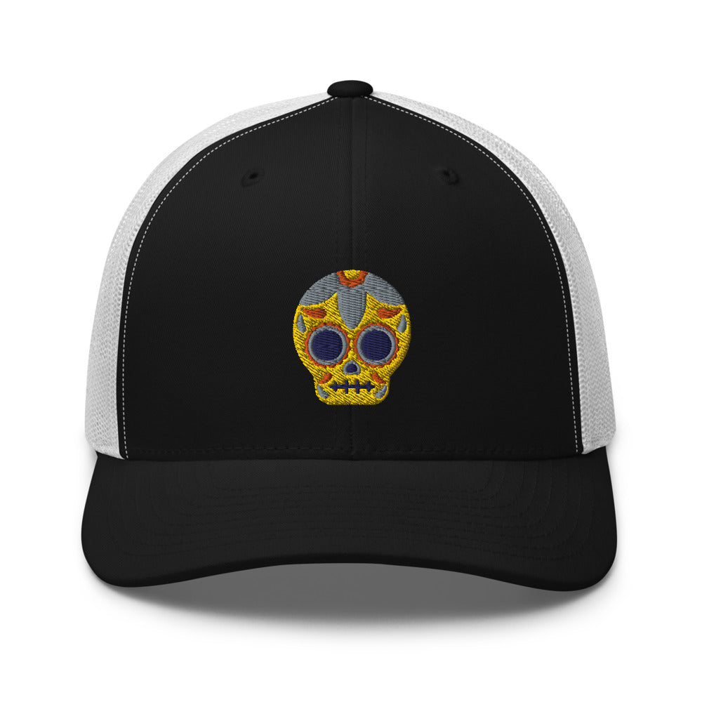 Casquette Trucker - Tête de mort mexicaine