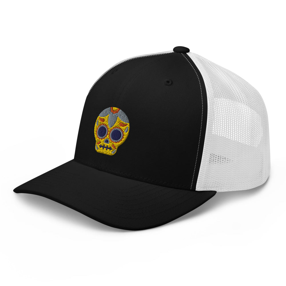 Casquette Trucker - Tête de mort mexicaine