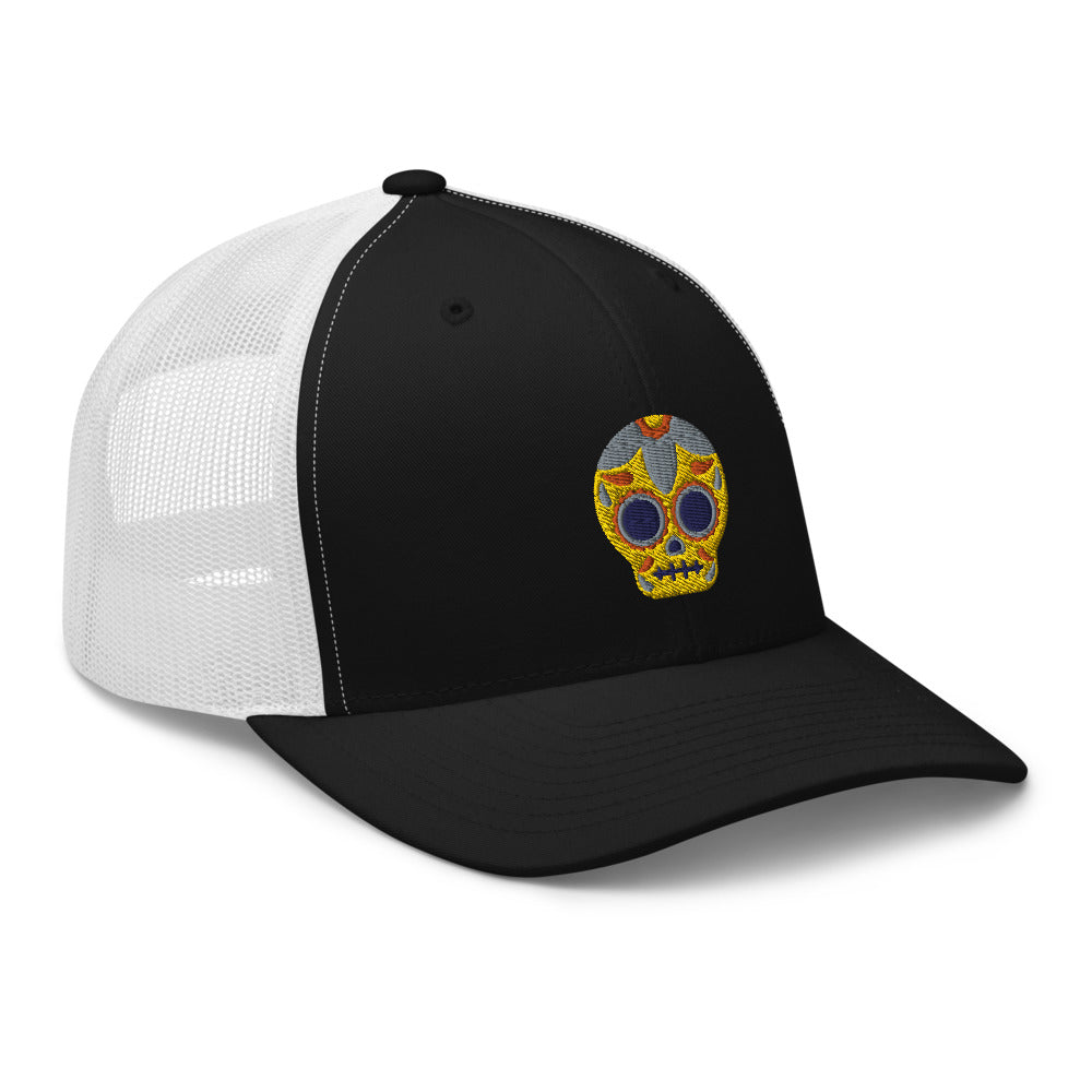 Casquette Trucker - Tête de mort mexicaine