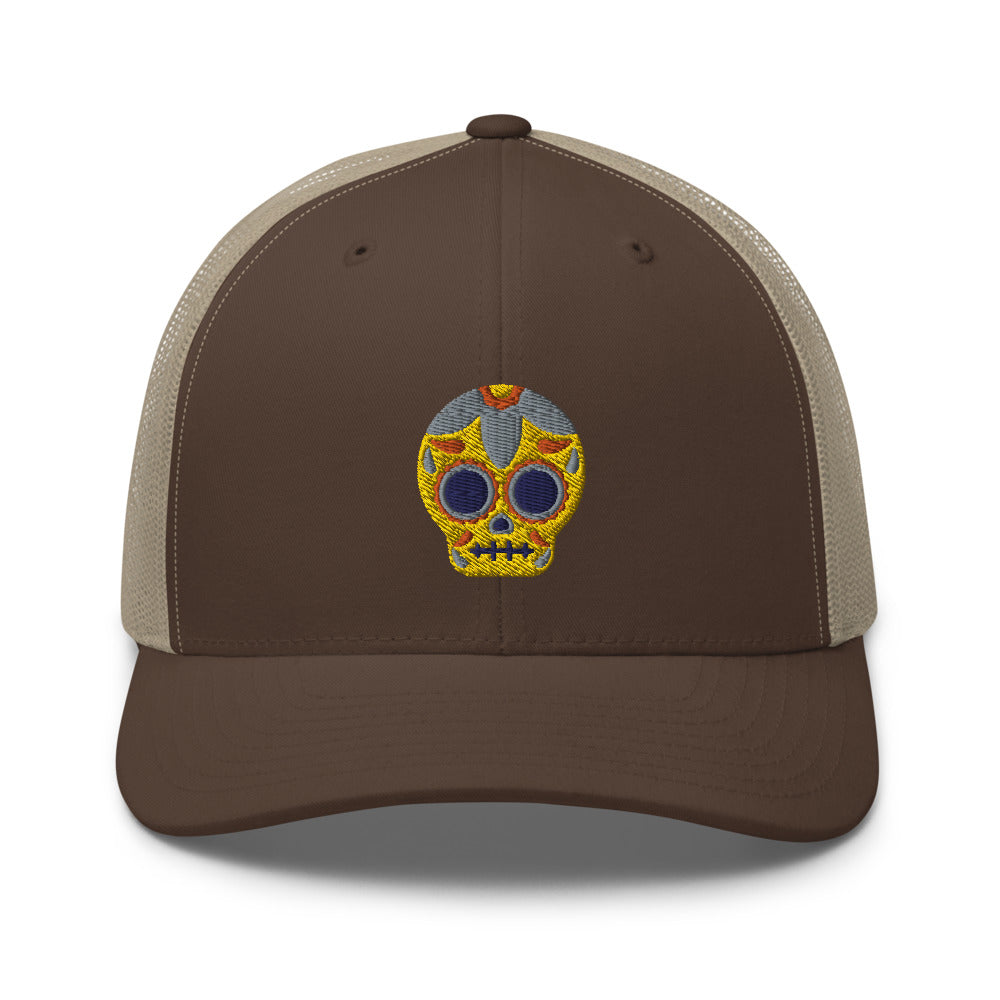 Casquette Trucker - Tête de mort mexicaine