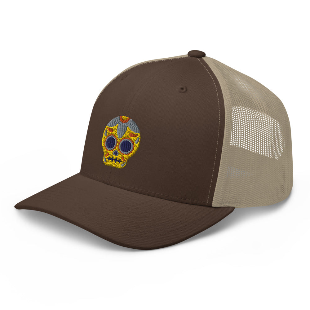 Casquette Trucker - Tête de mort mexicaine