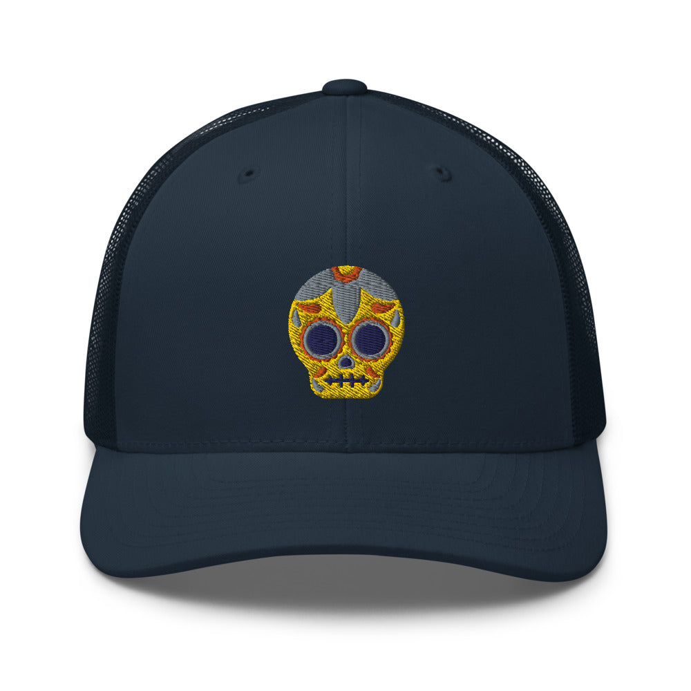 Casquette Trucker - Tête de mort mexicaine