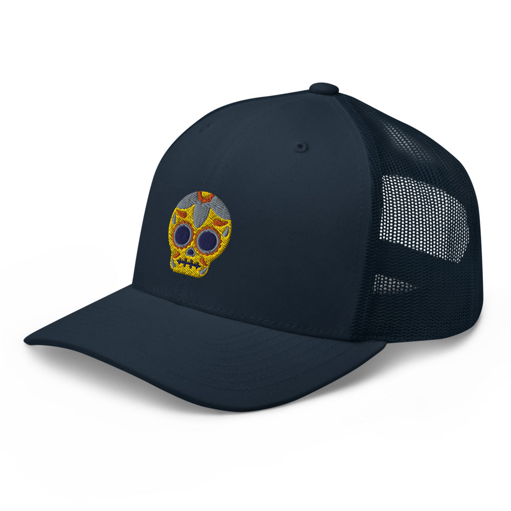 Casquette Trucker - Tête de mort mexicaine