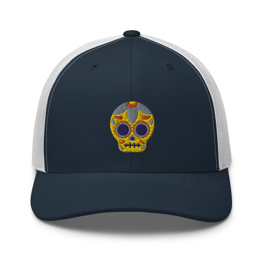 Casquette Trucker - Tête de mort mexicaine