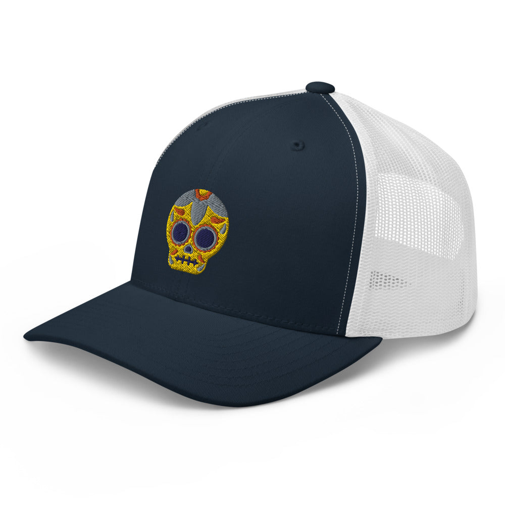Casquette Trucker - Tête de mort mexicaine