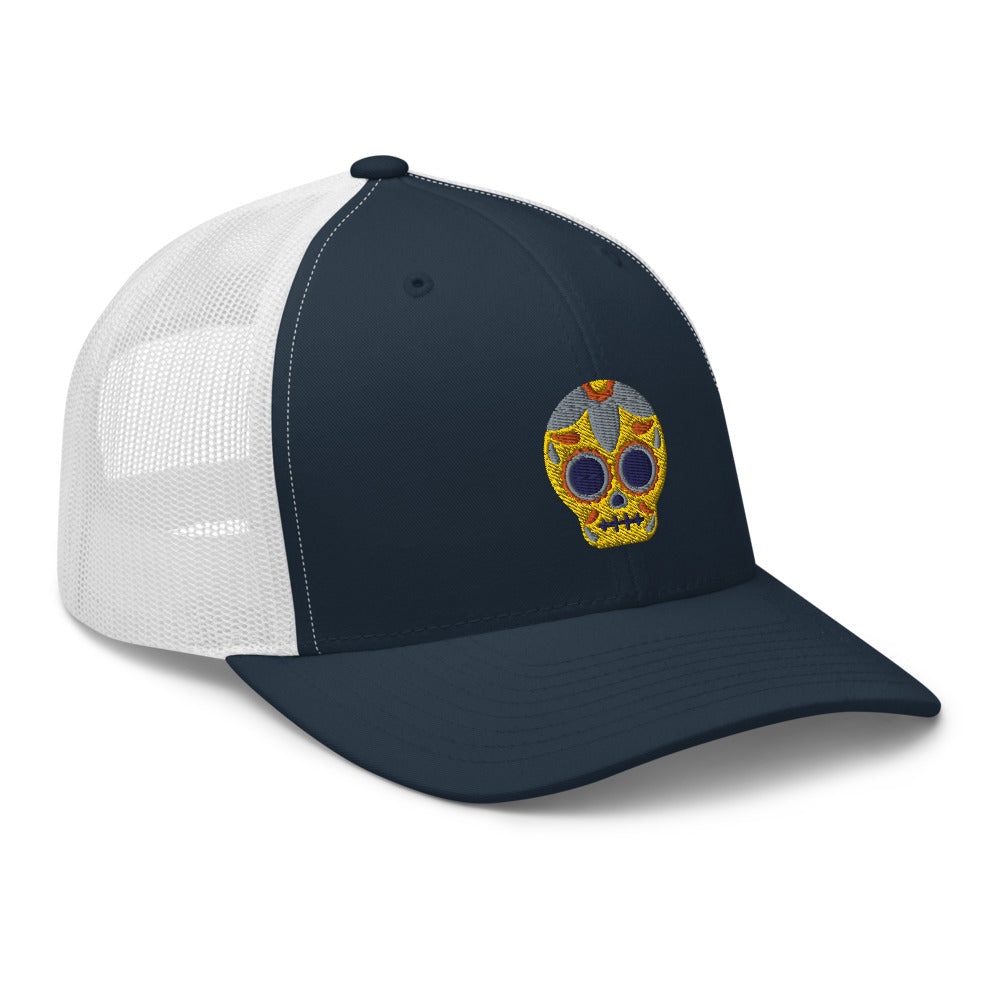 Casquette Trucker - Tête de mort mexicaine