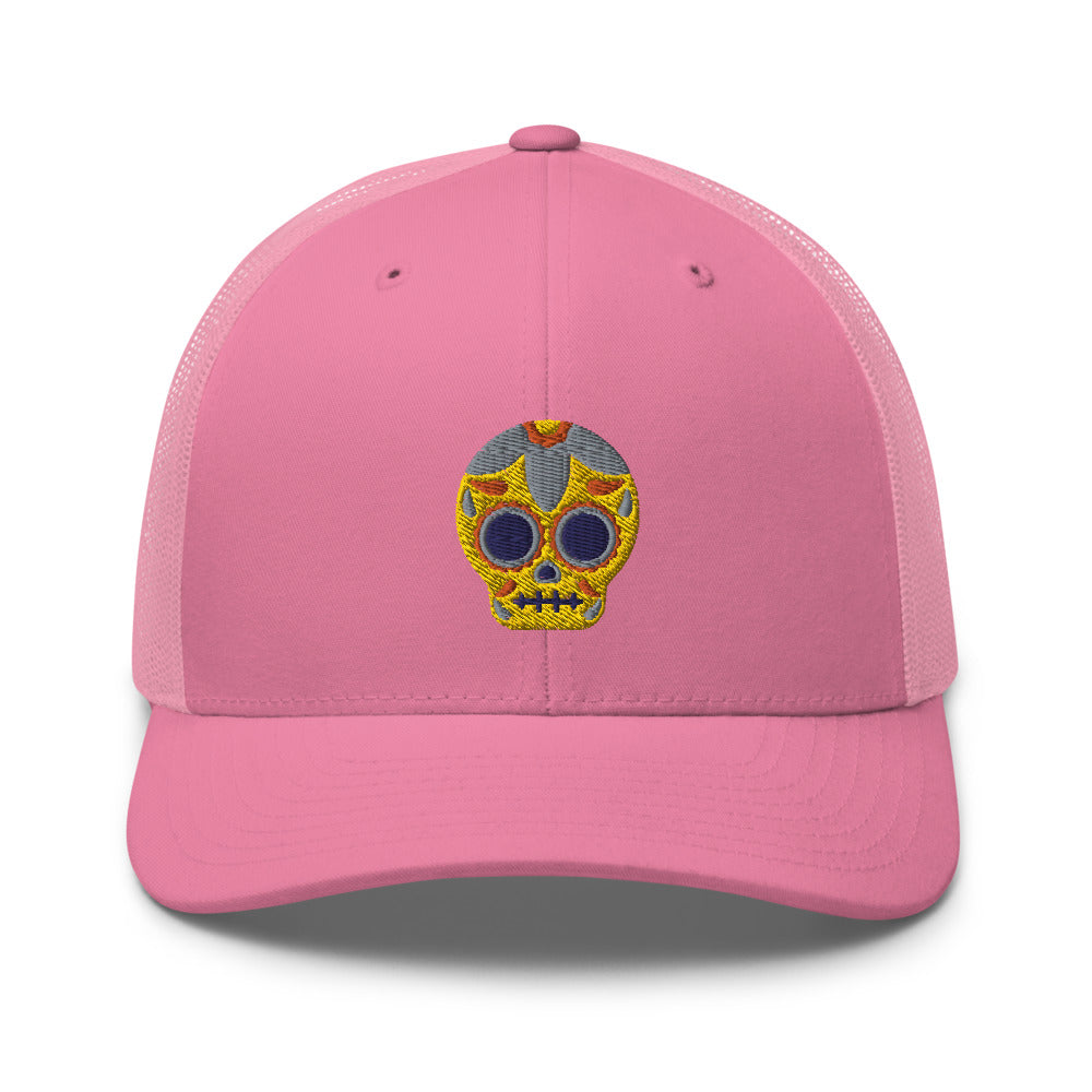 Casquette Trucker - Tête de mort mexicaine