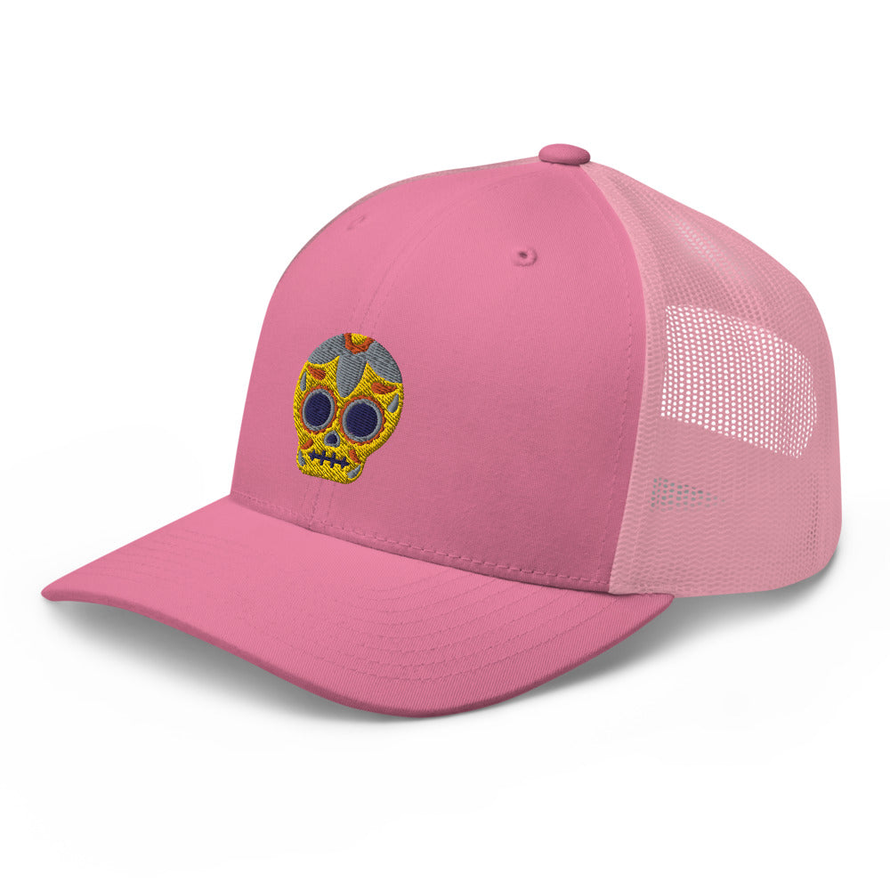 Casquette Trucker - Tête de mort mexicaine