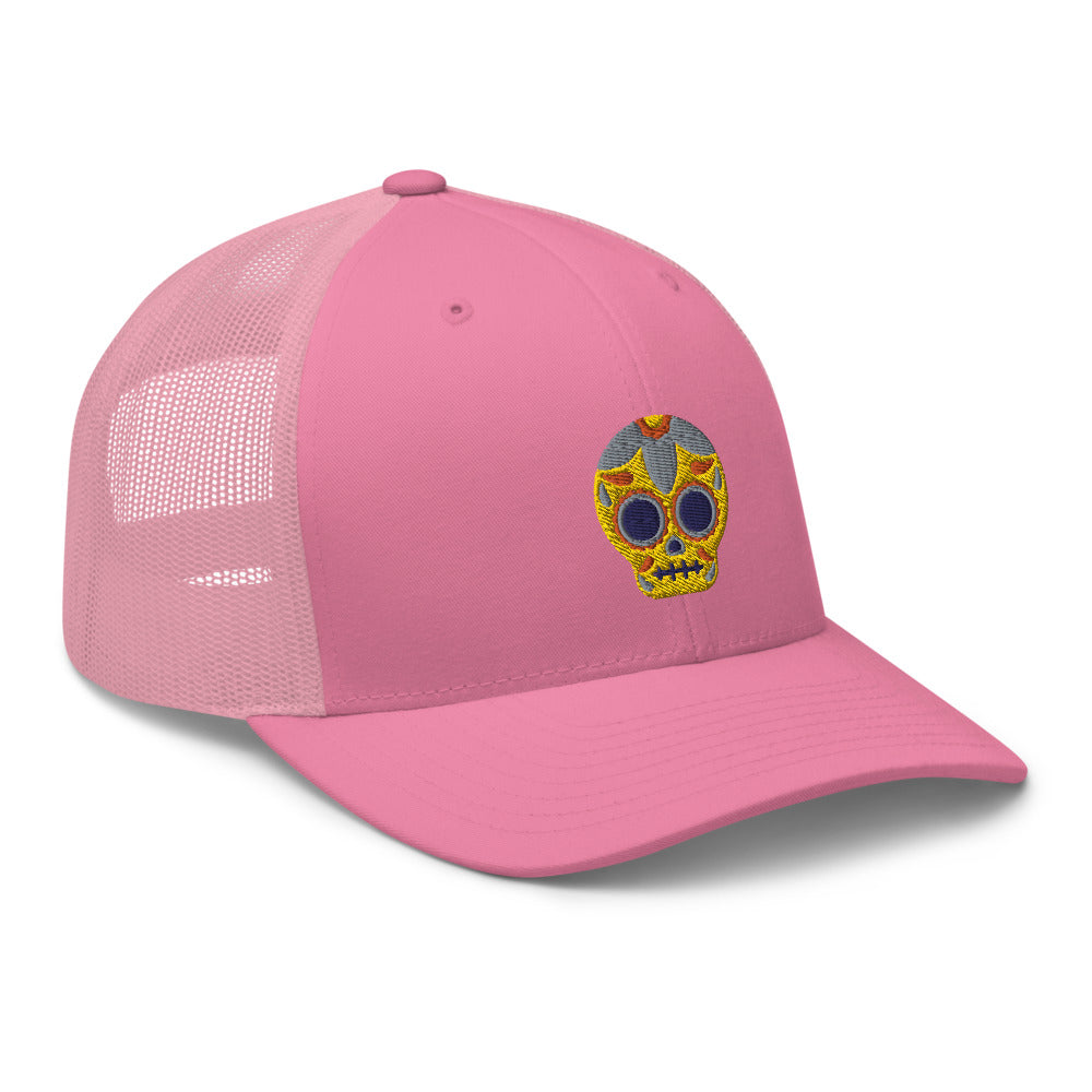 Casquette Trucker - Tête de mort mexicaine