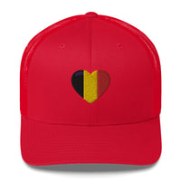Casquette Femme Belge Trucker – Cœur Belge