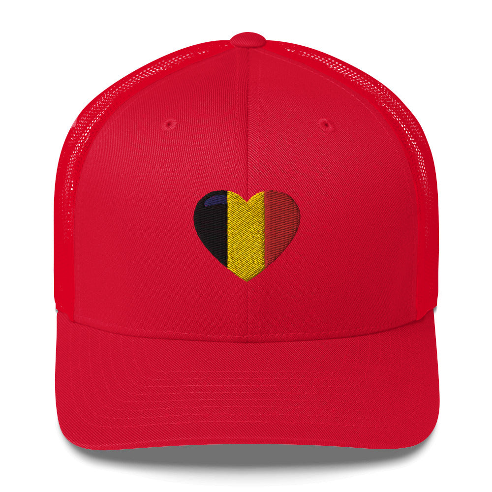 Casquette COEUR BELGE style Trucker