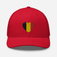 Casquette Femme Belge Trucker – Cœur Belge
