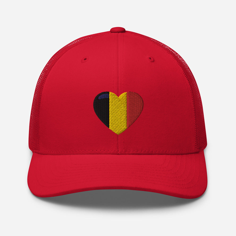 Casquette COEUR BELGE style Trucker