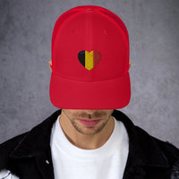 Casquette Femme Belge Trucker – Cœur Belge