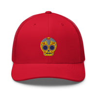 Casquette Trucker - Tête de mort mexicaine