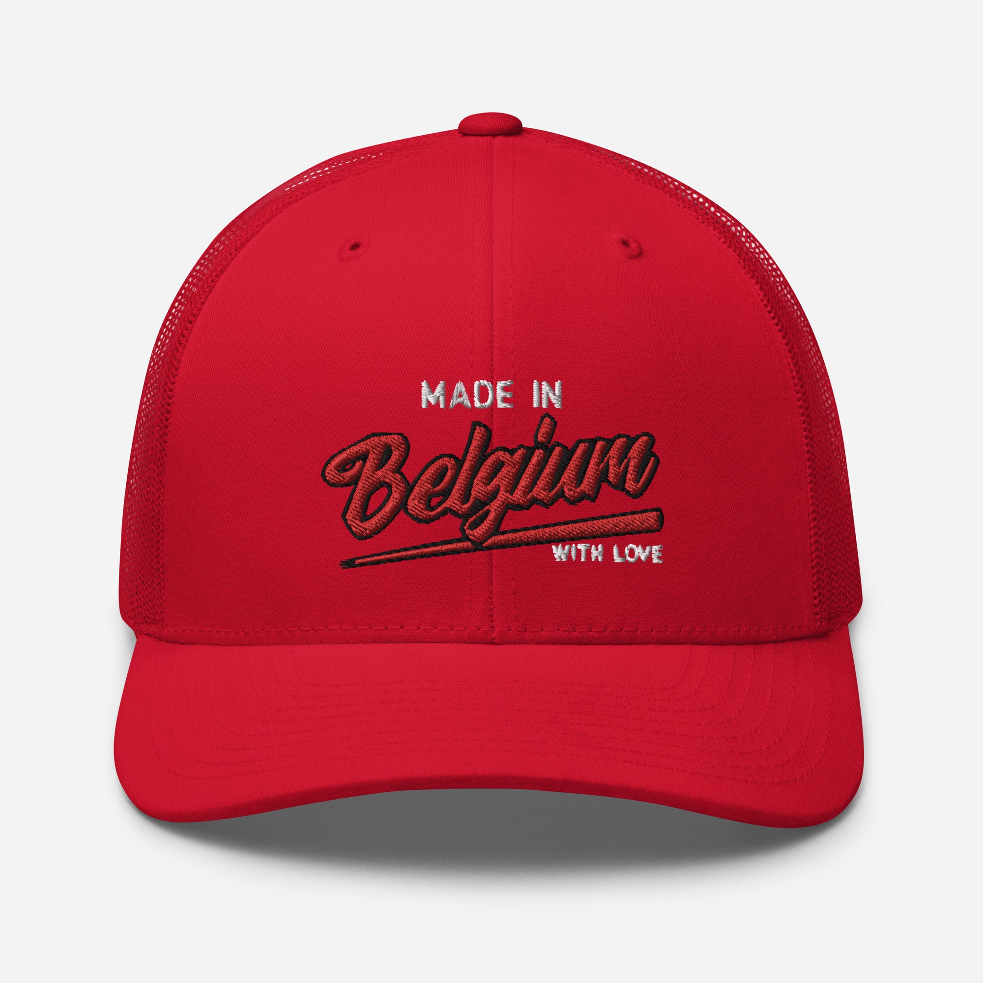 Casquette Trucker brodée - "Made in Belgium with love"