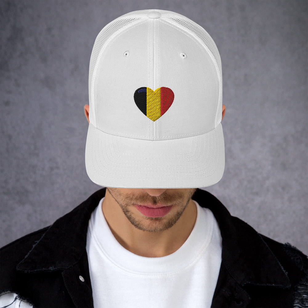Casquette Femme Belge Trucker – Cœur Belge