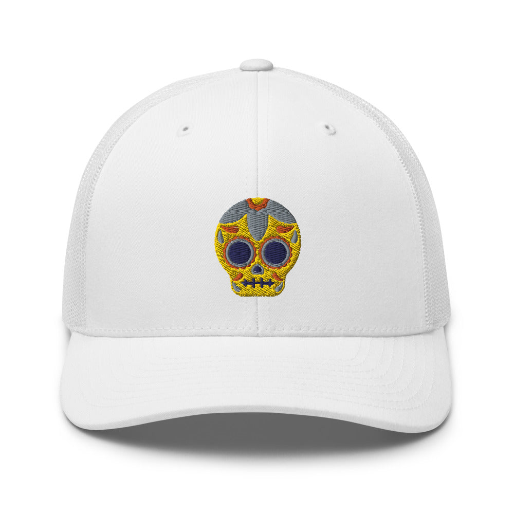 Casquette Trucker - Tête de mort mexicaine