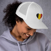 Casquette Femme Belge Trucker – Cœur Belge