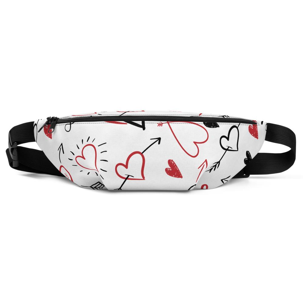 Sac banane femme In Love coeurs