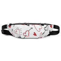 Sac banane femme In Love coeurs