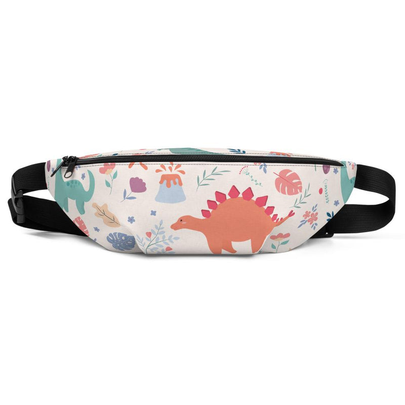 Sac banane dinosaure vert