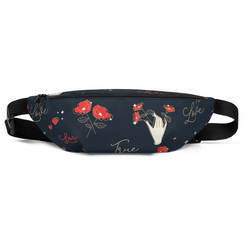 Sac banane True Love coeurs rose
