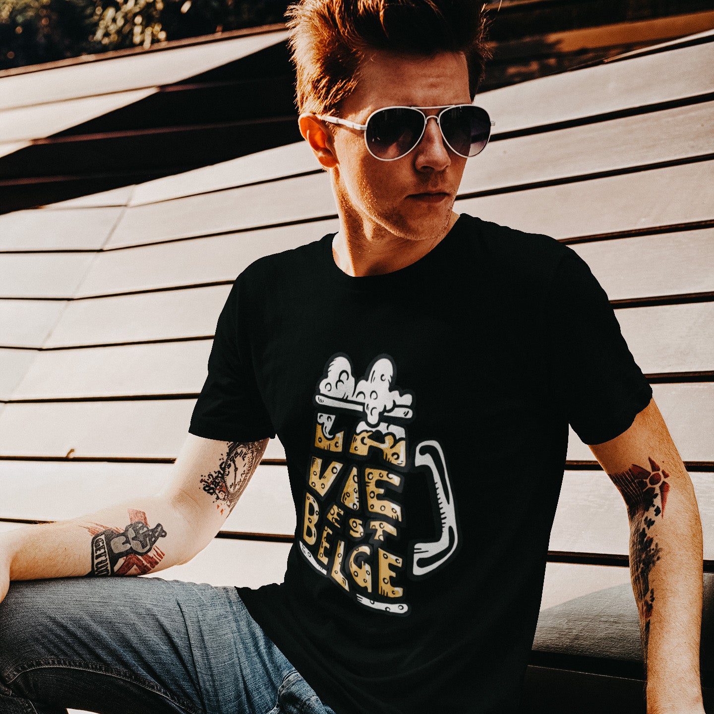 T-Shirt - "La vie est Belge"