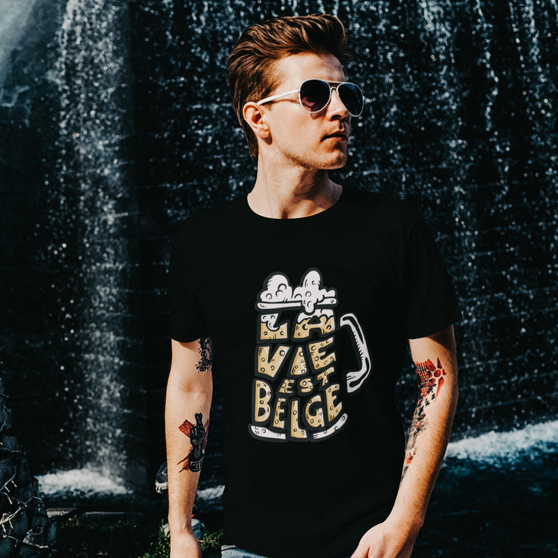 T-Shirt belge - "La vie est Belge"