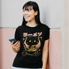 teeshirt femme chat manga
