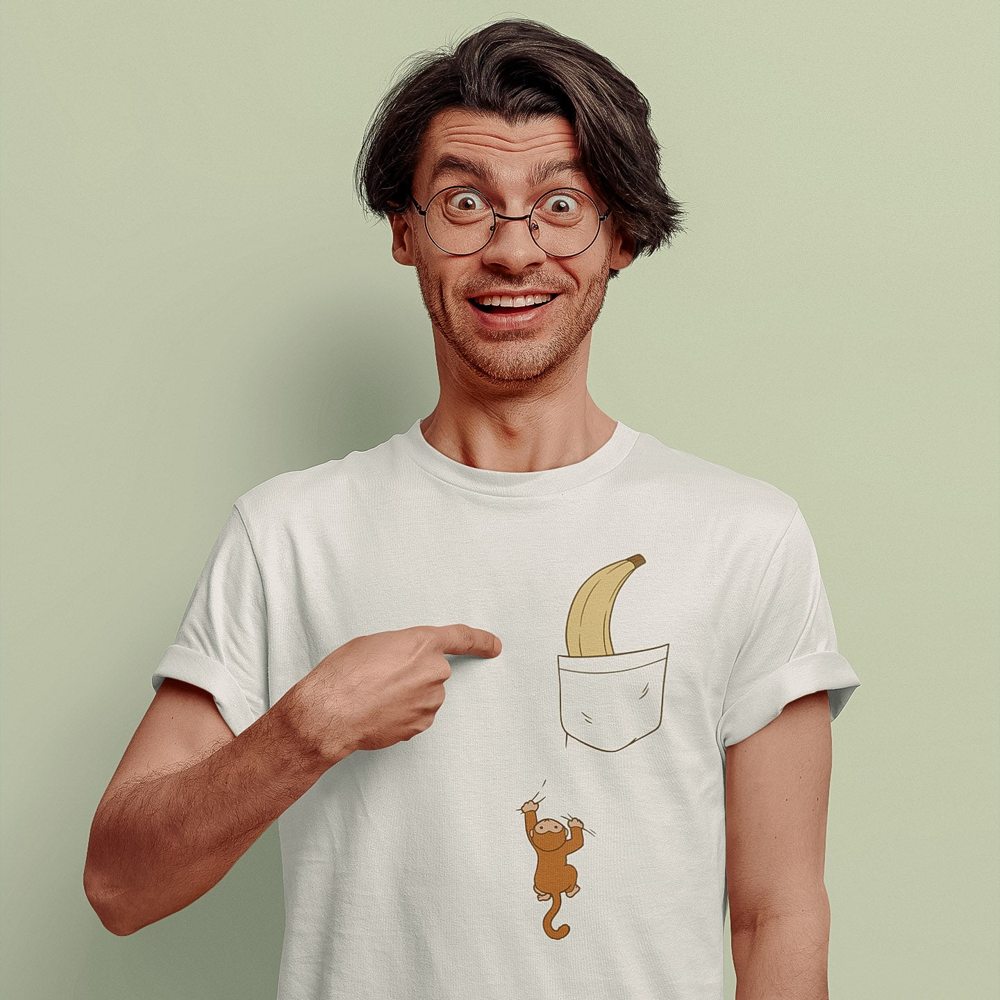 T-Shirt - Monkey Pocket