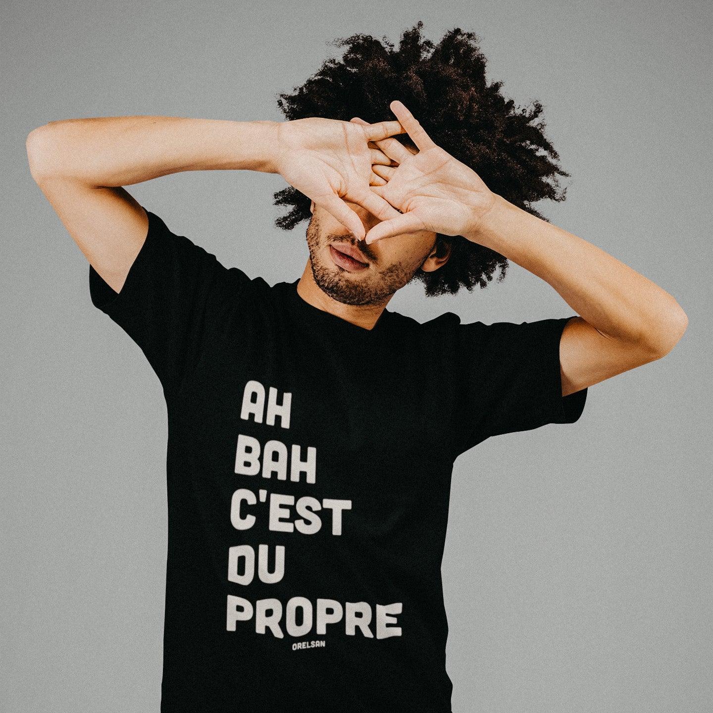 T-SHIRT UNISEXE - "HA BAH C'EST DU PROPRE"