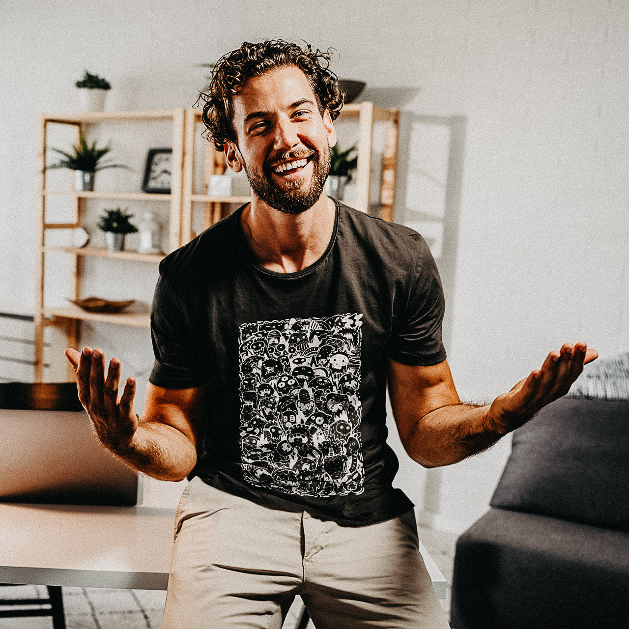 T-shirt - Cute monsters