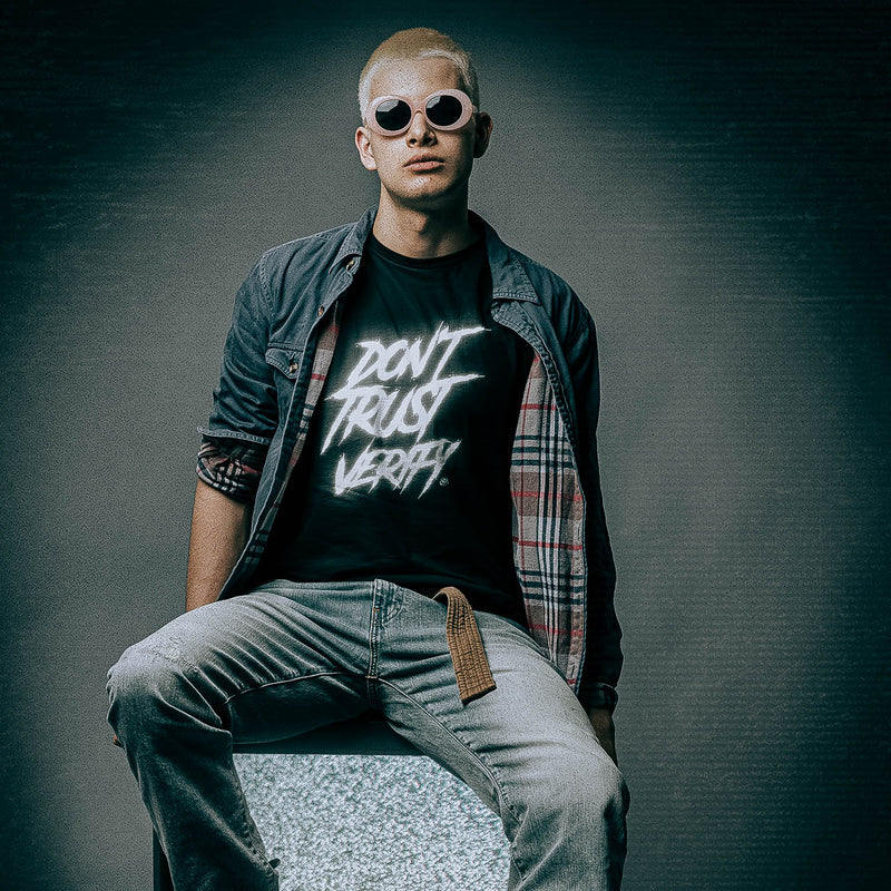 T-Shirt - "Dont't trust verify" -  from chtmboutique by chtmboutique - bitcoin, crypto