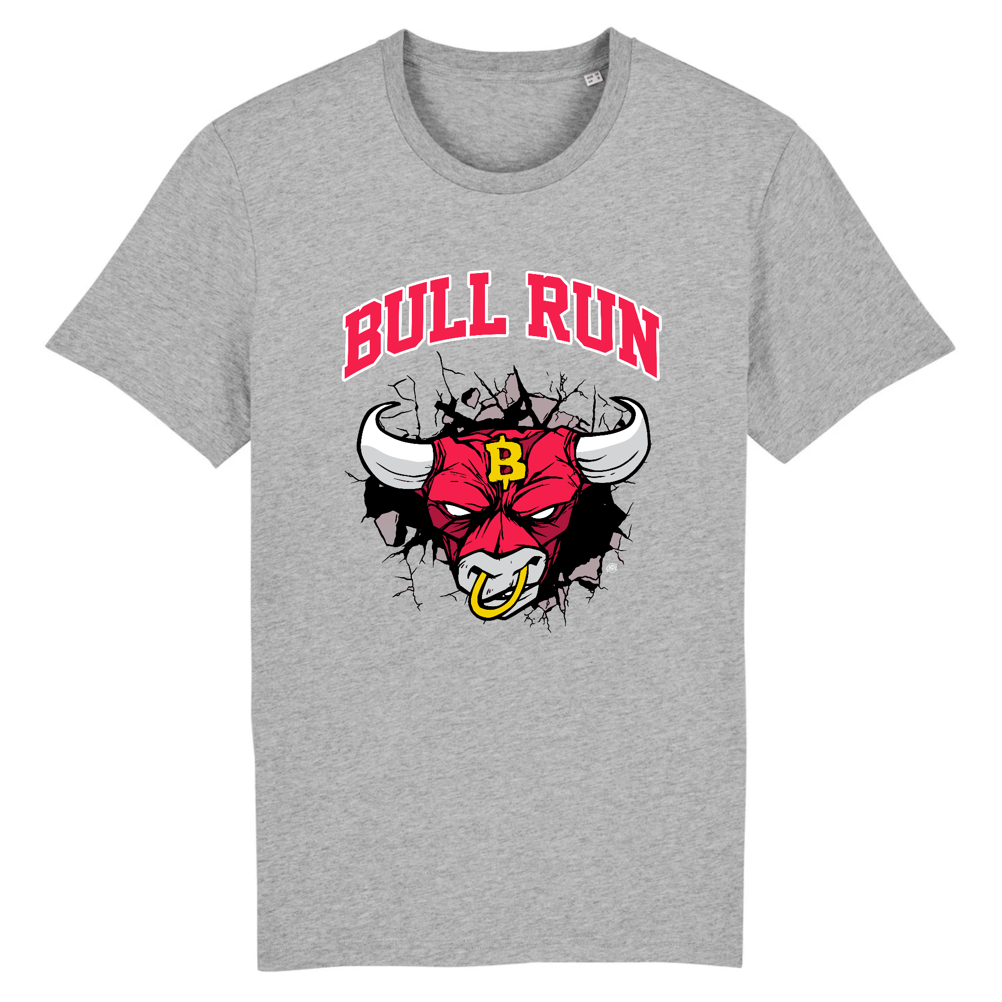 T-Shirt crypto - BULL RUN -  from chtmboutique by chtmboutique - BITCOIN, BULL RUN, crypto, T-SHIRT