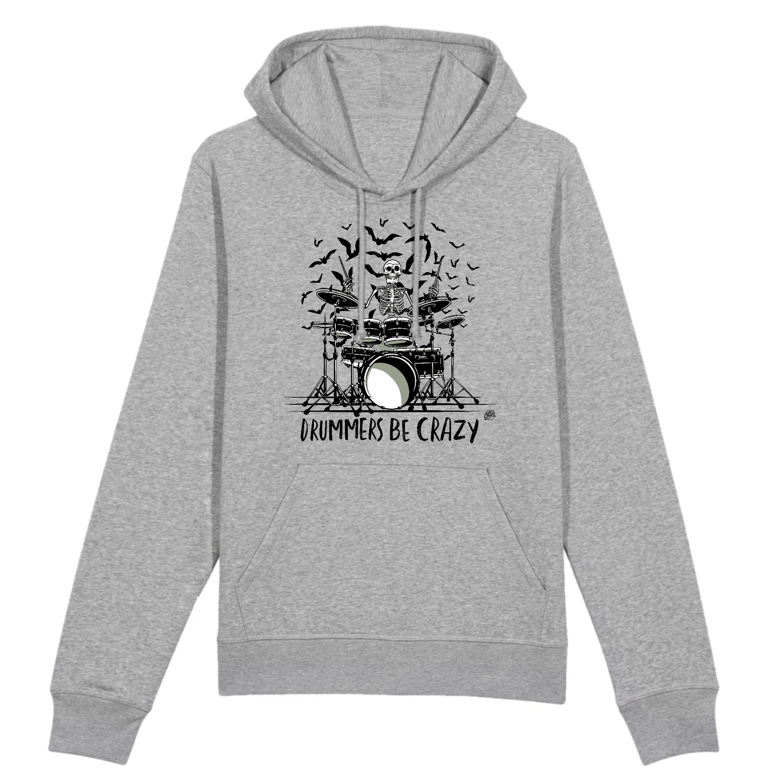 pull batterie musique tete de mort