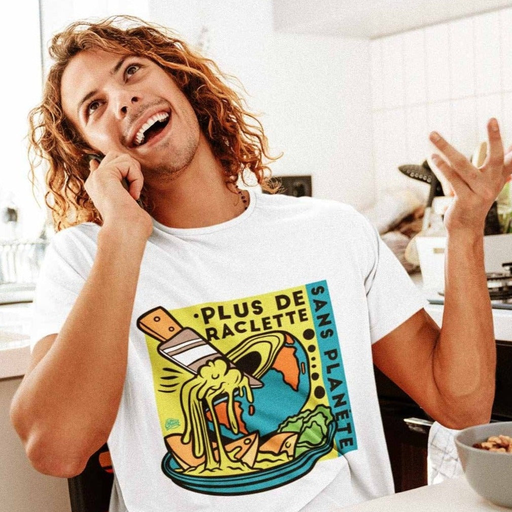 teeshirt raclette planete