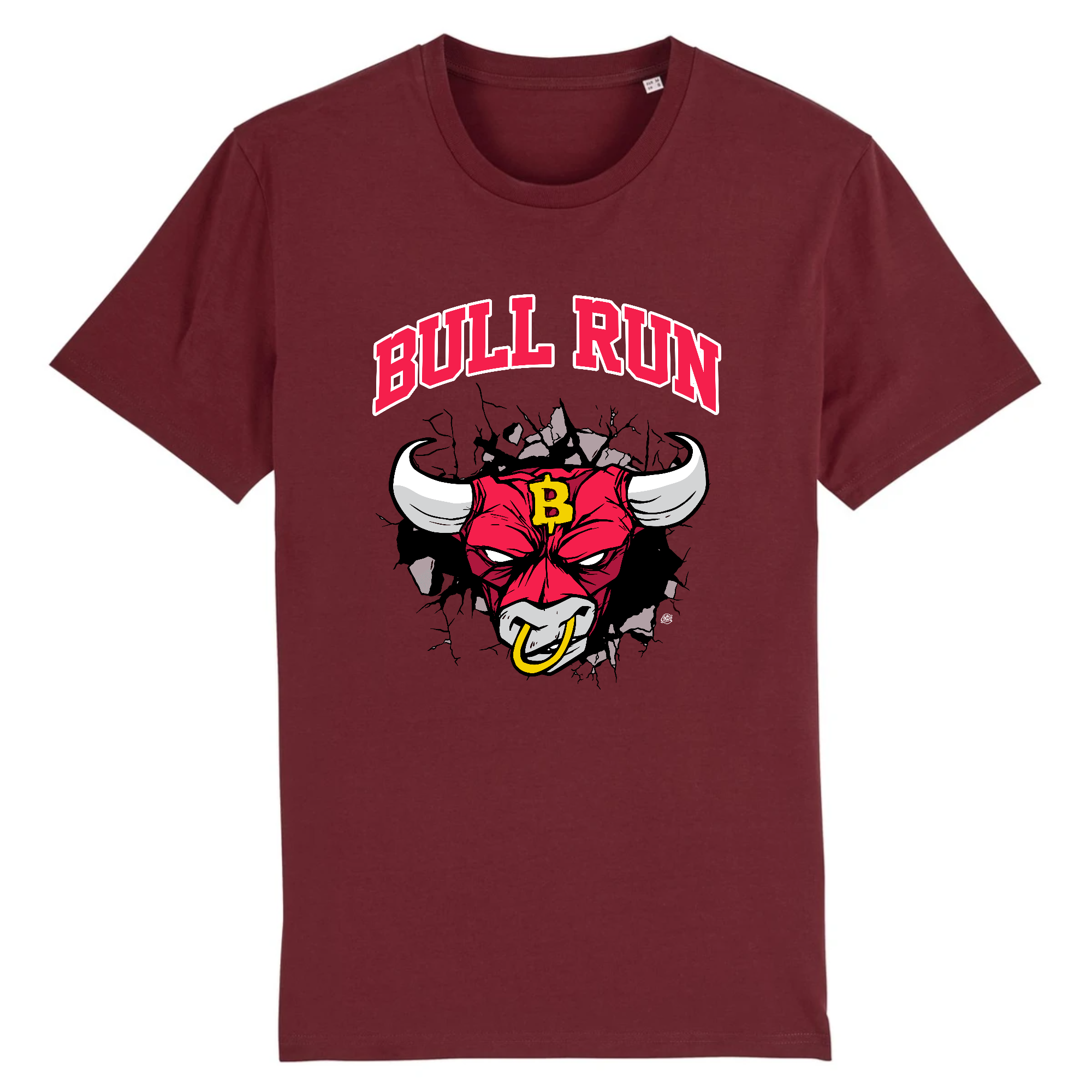 T-Shirt crypto - BULL RUN -  from chtmboutique by chtmboutique - BITCOIN, BULL RUN, crypto, T-SHIRT