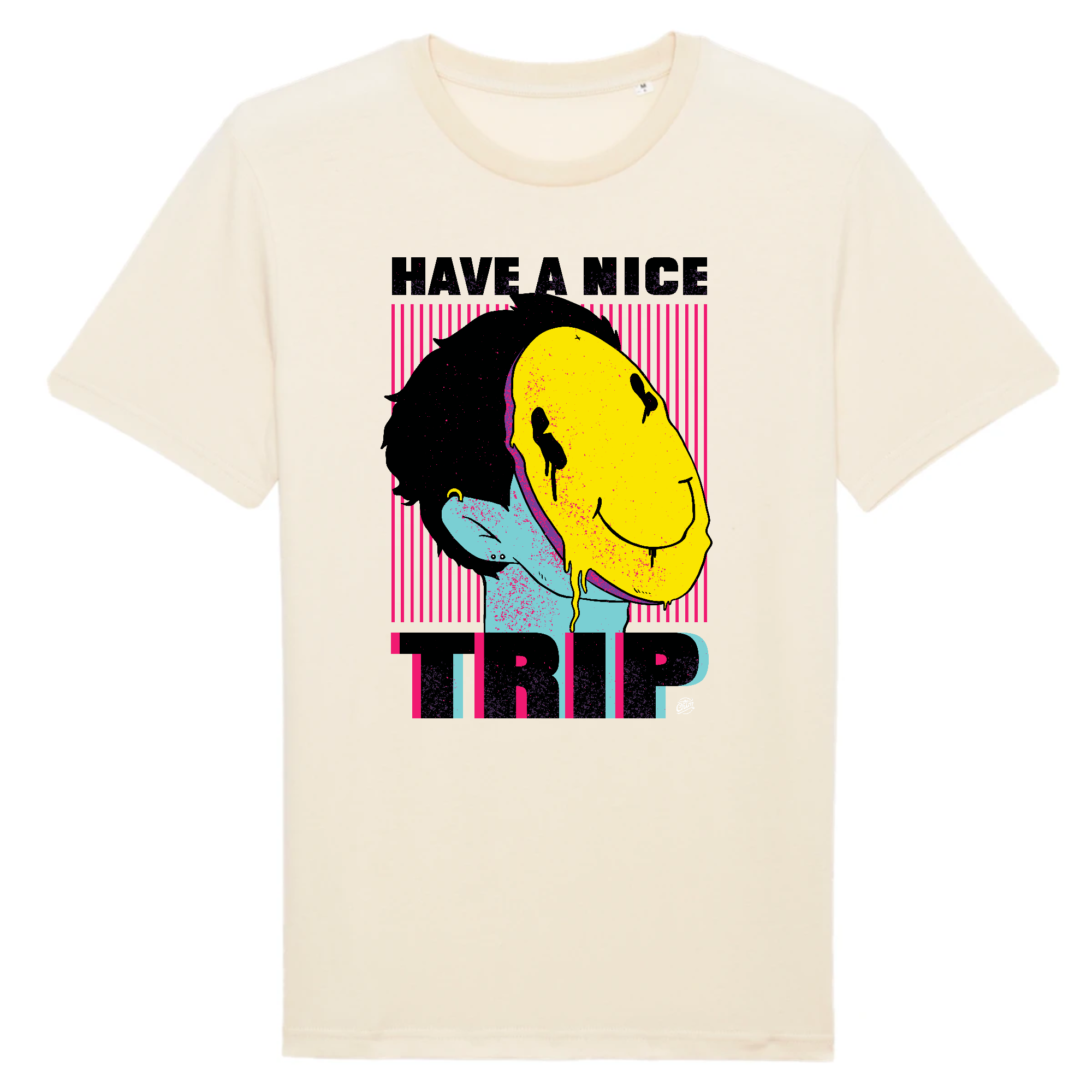 tshirt have a nice trip festival smiley