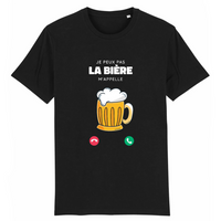 t-shirt je peux pas ma biere m appelle 