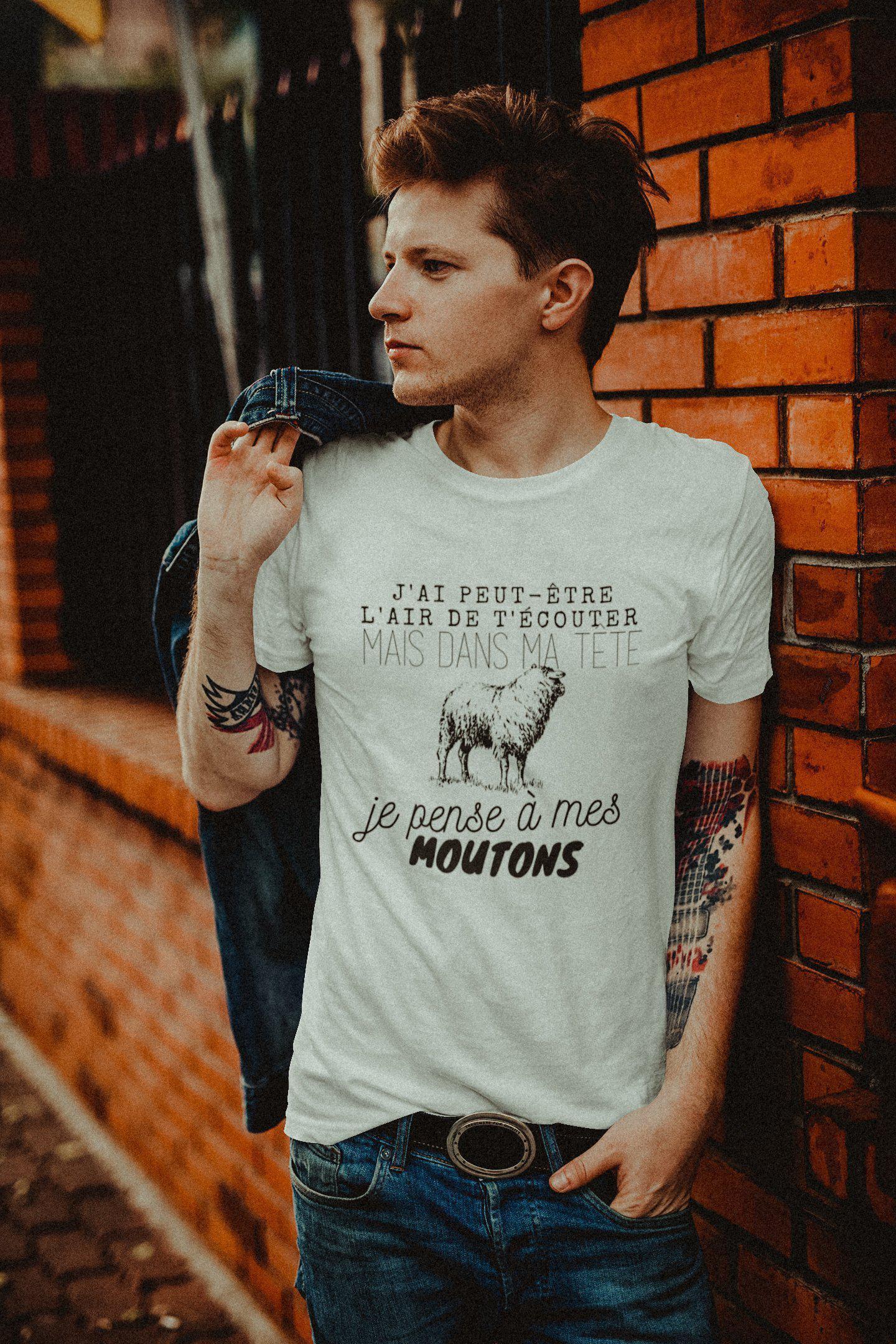 t-shirt drole mouton berger