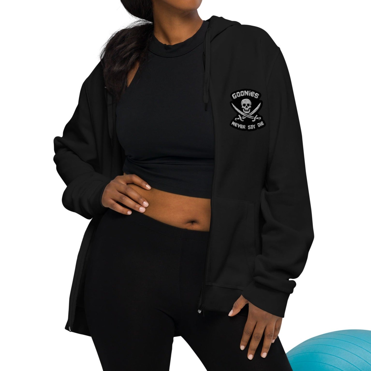 Sweat à capuche zippé unisexe - GOONIES NEVER SAY DIE
