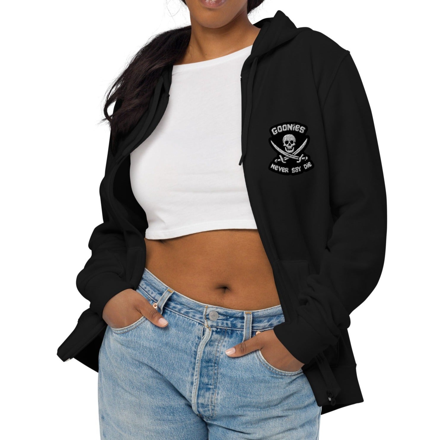 Sweat à capuche zippé unisexe - GOONIES NEVER SAY DIE