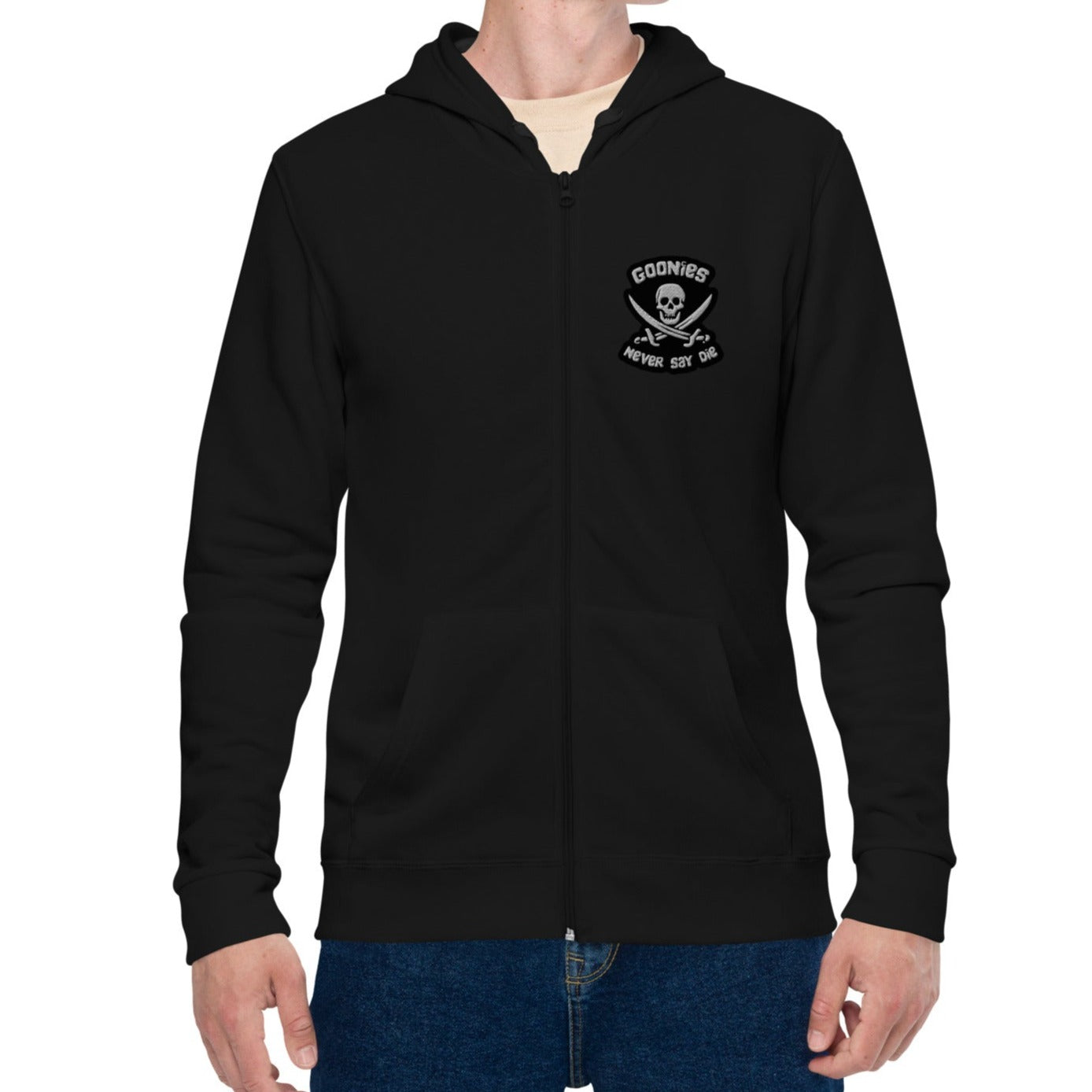 Sweat à capuche zippé unisexe - GOONIES NEVER SAY DIE
