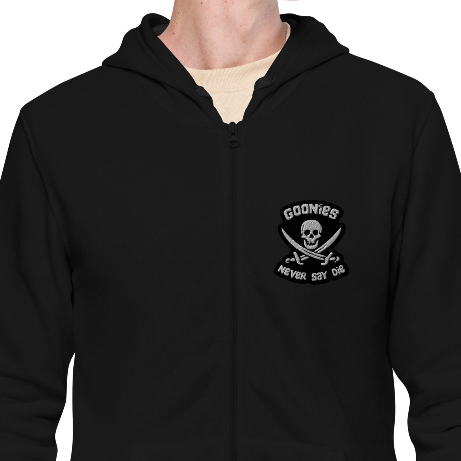 Sweat à capuche zippé unisexe - GOONIES NEVER SAY DIE